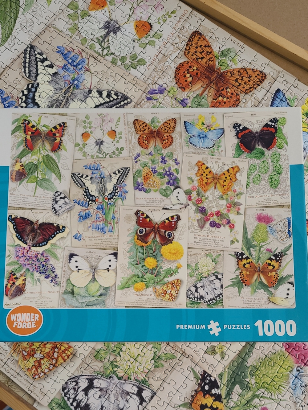 Ravensburger 1000 piece Butterfly Garden vibrant colorful Puzzle